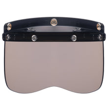 Load image into Gallery viewer, MINI VISOR BLACK WITH LIGHT SMOKE SHIELD
