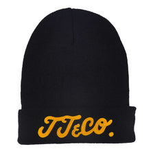 Load image into Gallery viewer, TT&amp;CO. KNIT CAP ORANGE LOGO
