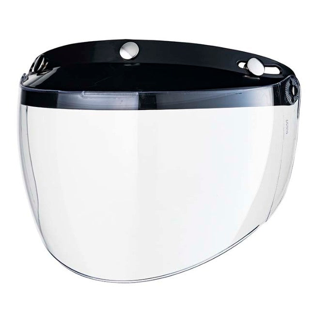 VISOR BLACK WITH FLIP UP SHIELD CLEAR