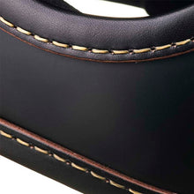 Load image into Gallery viewer, DOT TOECUTTER LEATHER RIM SHOT BLACK LEATHER MATTBLACK
